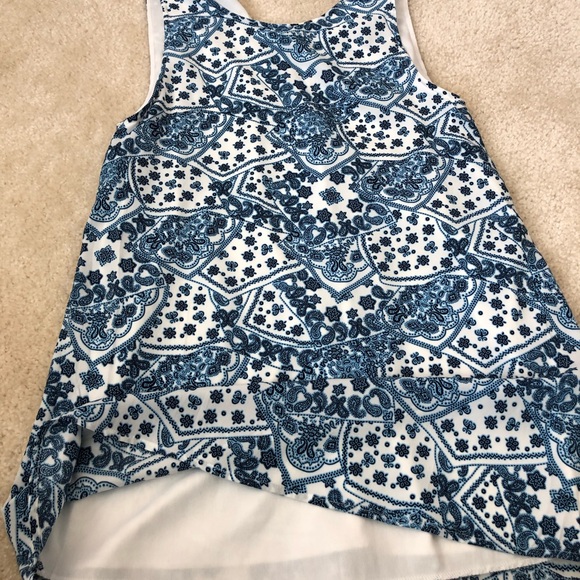 Tobi Blue Patterned Dress - Picture 6 of 6
